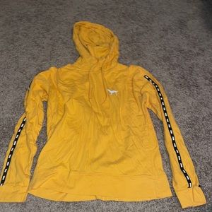 Pink hooded long sleeve